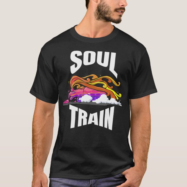 T-shirt Train Boogie Train Super Disco Train (Devant)