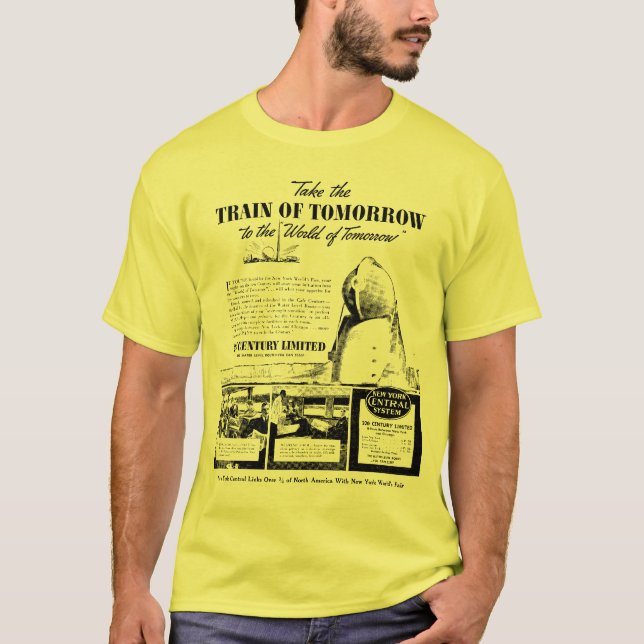 T-shirt Train de chemin de fer de central de New York de (Devant)