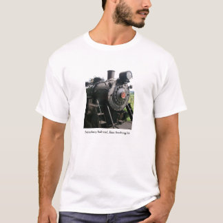 T-shirt Train de chemin de fer locomotif vintage