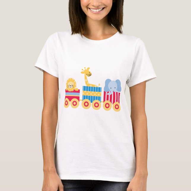 T-shirt Train de cirque (Devant)