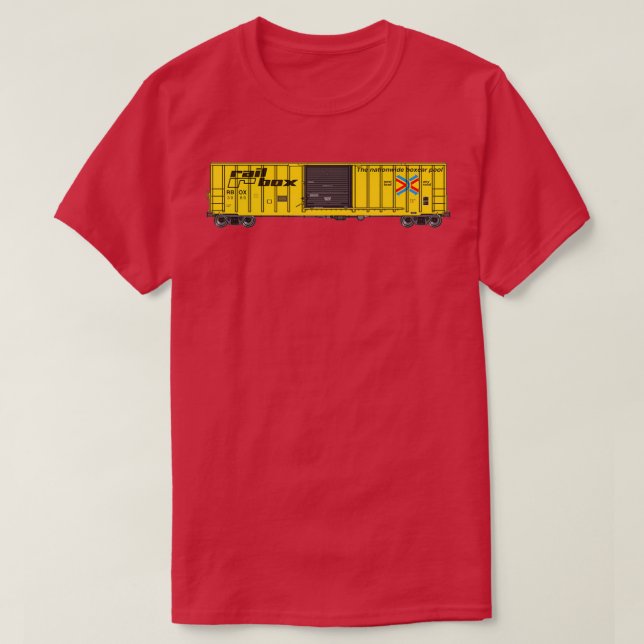 T-shirt Train de fret de la boîte aux lettres (Design devant)