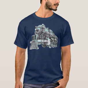 T-shirt Train de locomotive à vapeur Locomotive 5