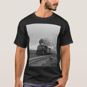 T-shirt Train de locomotive vintage anniversaire voyage ka