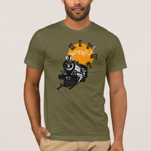 T-shirt Train de vapeur