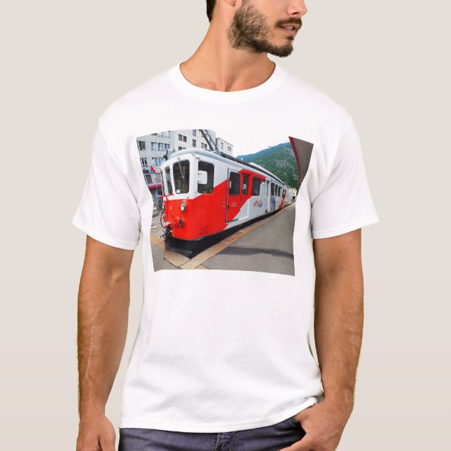 T-shirt Train d'express du Mont Blanc (Devant)