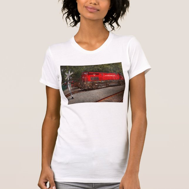 T-shirt Train - Diesel - Morristown Erie (Devant)