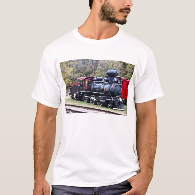 T-shirt Train du moteur du charbon (Devant)