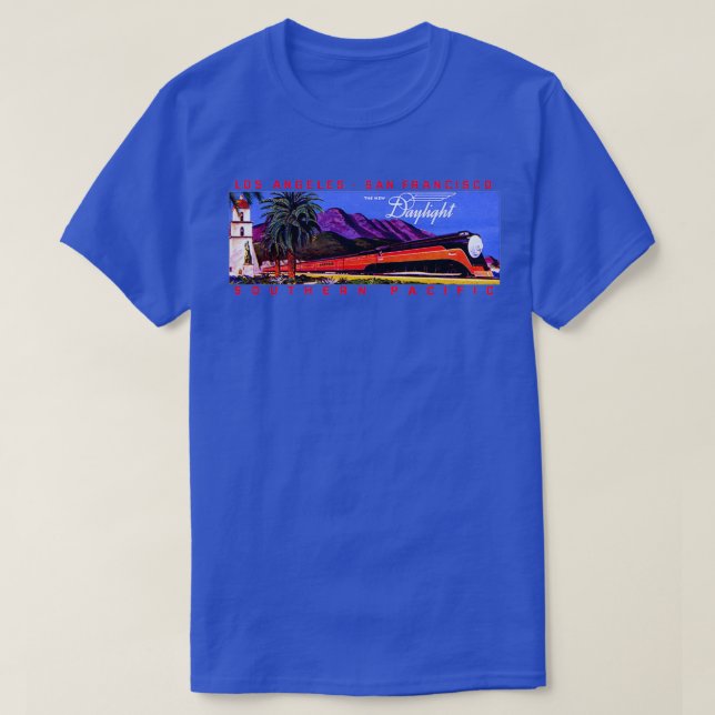 T-shirt Train ferroviaire Daylight des années 1930 (Design devant)