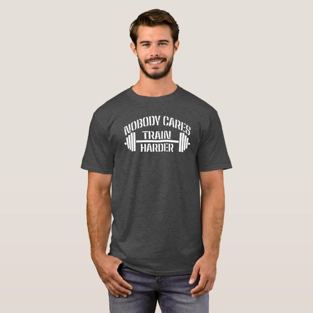 T-shirt Train Harder (Devant entier)