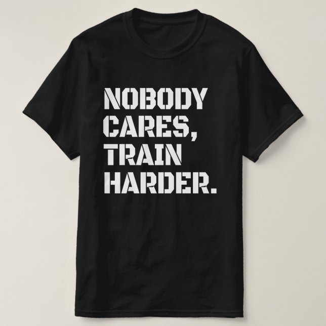 T-shirt Train Harder (Design devant)