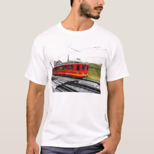 T-shirt Train Jungfraubahn en Suisse