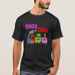 T-shirt Train Kids Choo Choo 2e anniversaire