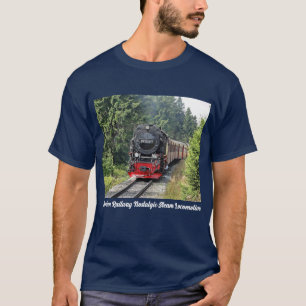 T-shirt Train Locomotive à vapeur nostalgique Brocken Rail