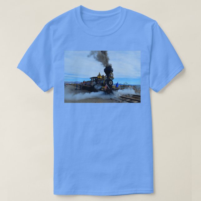 T-shirt Train moteur à vapeur (Design devant)