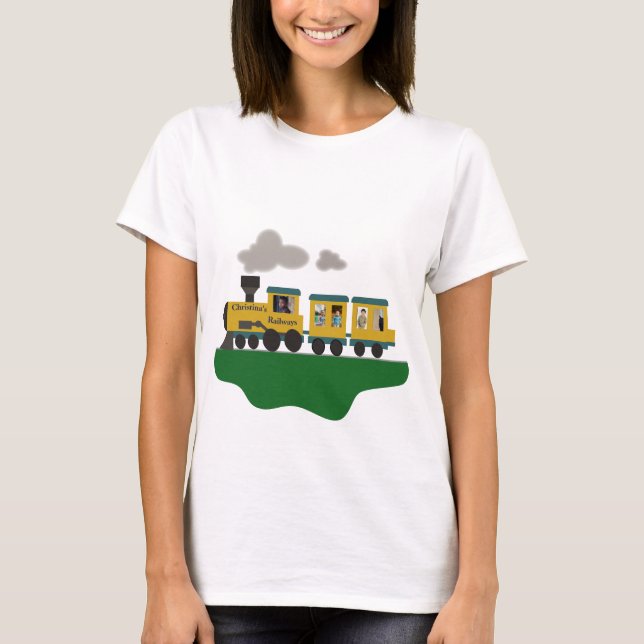 T-shirt Train personnalisable (Devant)