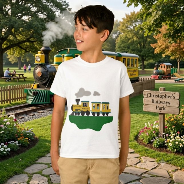 T-shirt Train personnalisable (Créateur téléchargé)