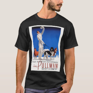 T-shirt Train Pullman 1935 Vitesse vers les terrains de je
