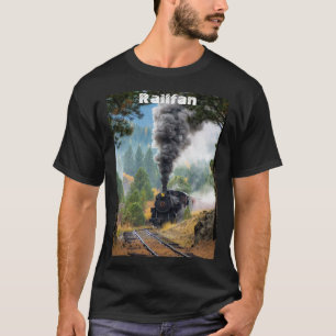T-shirt Train Railfan