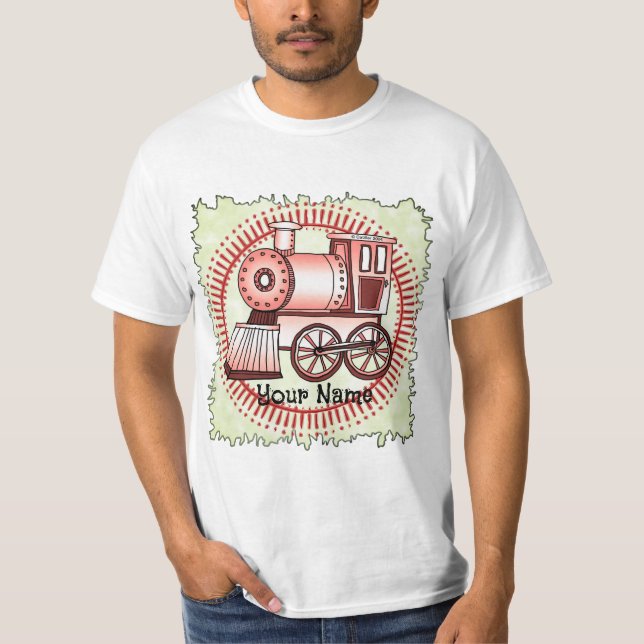 T-shirt Train Rose (Devant)