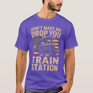 T-shirt Train Station Yellowstoneakehemrain Conductor Cost