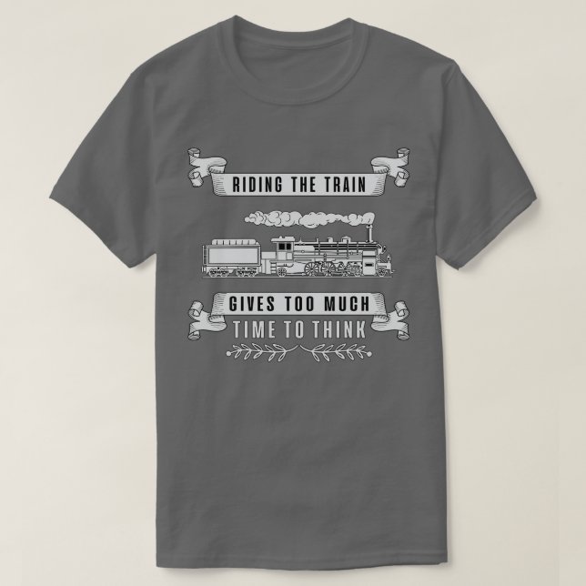 T-shirt Train train train train train train train train tr (Design devant)