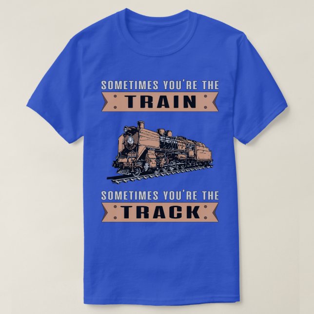 T-shirt Train Trains Chemin de fer Locomotive Drôle Cool d (Design devant)