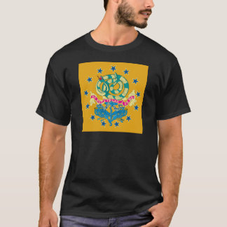 T-shirt Train uni d'artillerie de drapeau de Providence