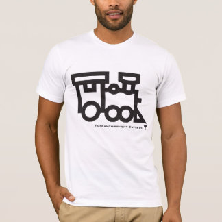 T-shirt train, verre, express d'Enfranchisement -