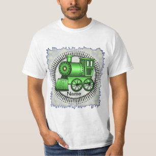 T-shirt Train Vert