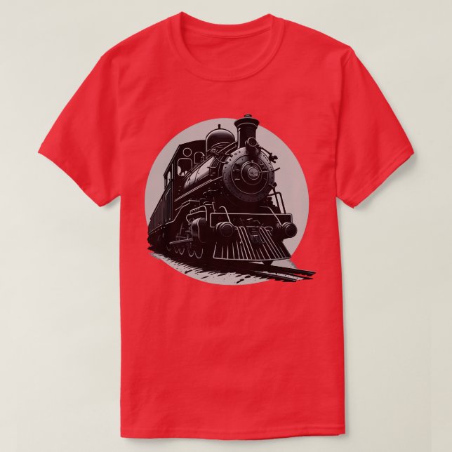 T-shirt train vintage (Design devant)