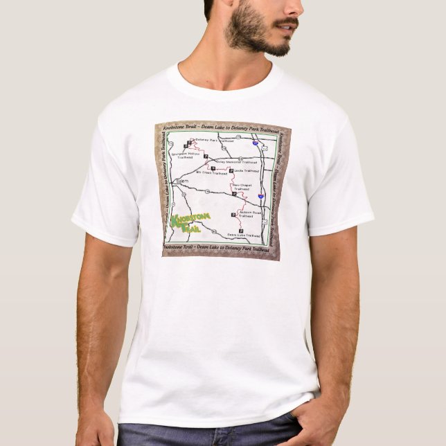 T-SHIRT TRAÎNÉE DEAM DE KT KNOBSTONE DE CARTE DE TRAÎNÉE À (Devant)