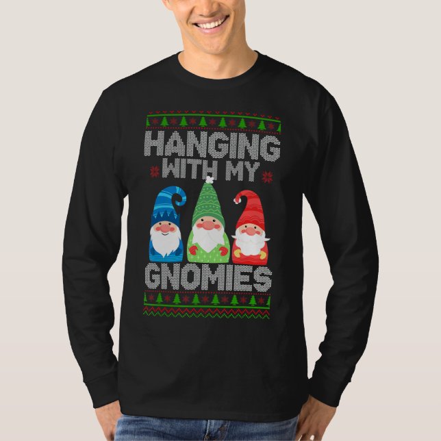 T-shirt Traîner avec mes gnomes (Devant)