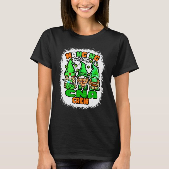 T-shirt Traîner avec mon équipe d'aide-soignants Gnome inf (Devant)
