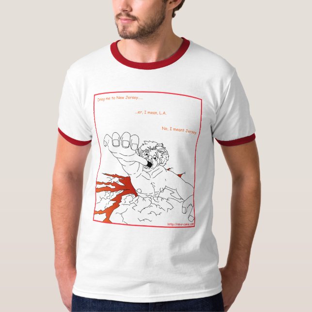 T-shirt Traînez-moi (la douille courte) (Devant)