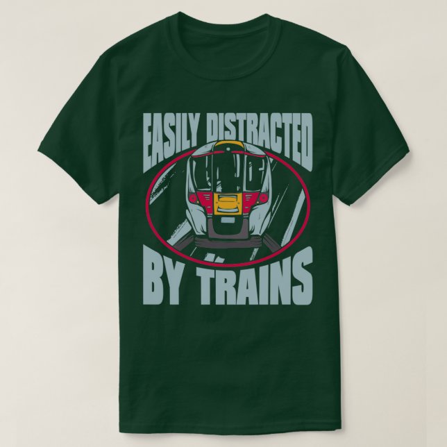 T-shirt Trains de train Locomotive Railroad (Design devant)
