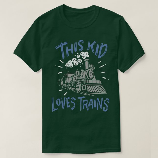 T-shirt Trains Modélisateurs de train (Design devant)