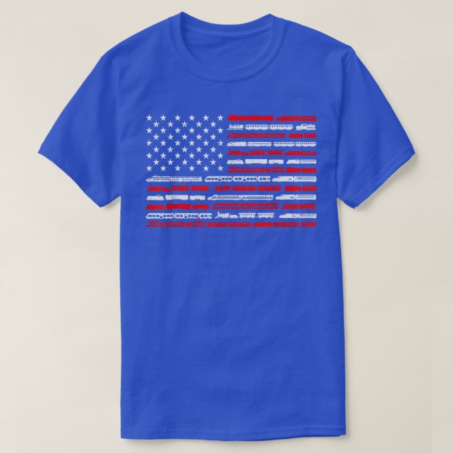 T-shirt Trains Vintages rétro (Design devant)