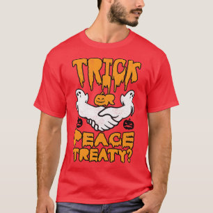 T-shirt Traité de paix d'Halloween Trick Cos électoraux pa