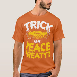 T-shirt Traité de paix d'Halloween Trick Cos électoraux pa