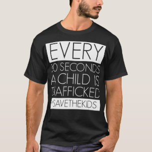 T-shirt Traite des enfants Traite des êtres humains Sauver