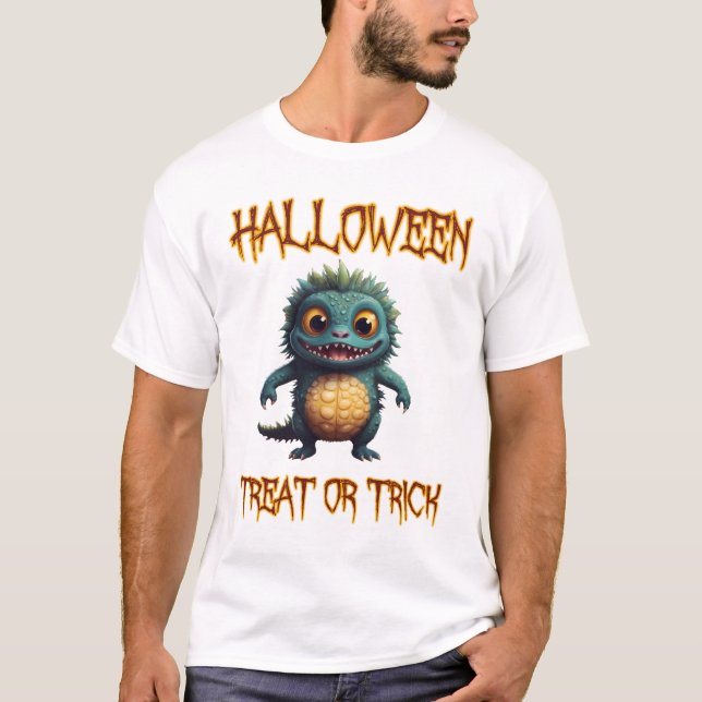 T-shirt Traite d'Halloween ou Trick (Devant)