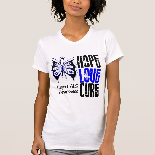 T-shirt Traitement d'amour d'espoir de conscience de SAL (Devant)