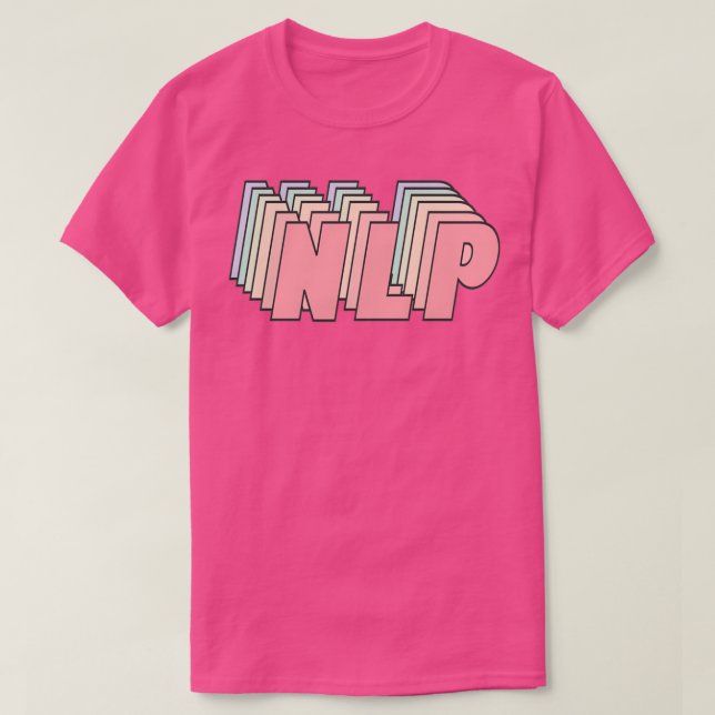 T-shirt Traitement de la langue naturelle NLP (Design devant)
