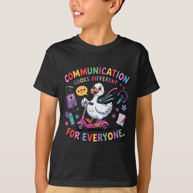 T-shirt Traitement de la parole Slp Silly Goose Communicat (Devant)