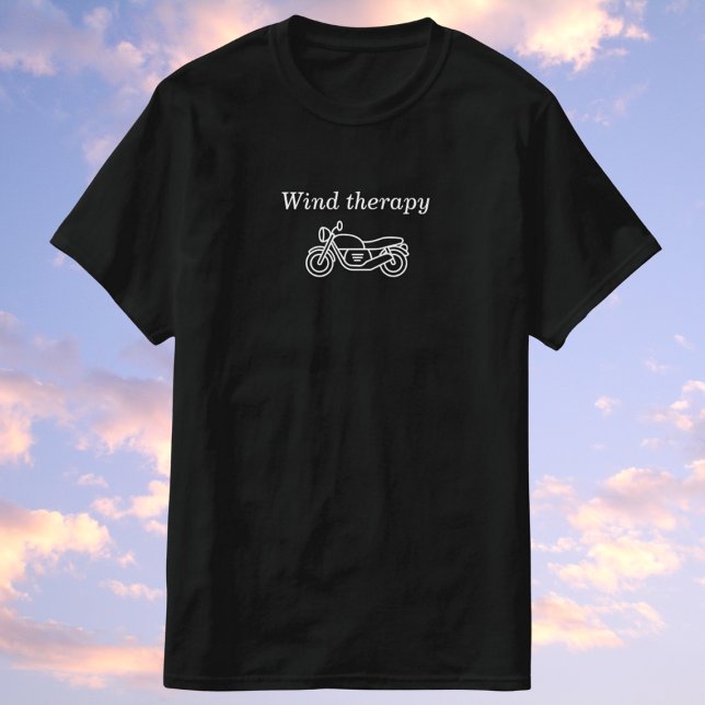 T-shirt Traitement du vent - il est gratuit avec la moto! (Créateur téléchargé)