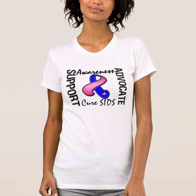 T-shirt Traitement SIDS d'avocat de conscience de soutien (Devant)