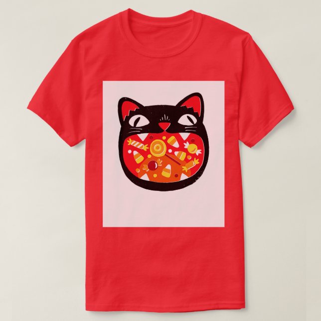T-shirt Traitements de chats (Design devant)