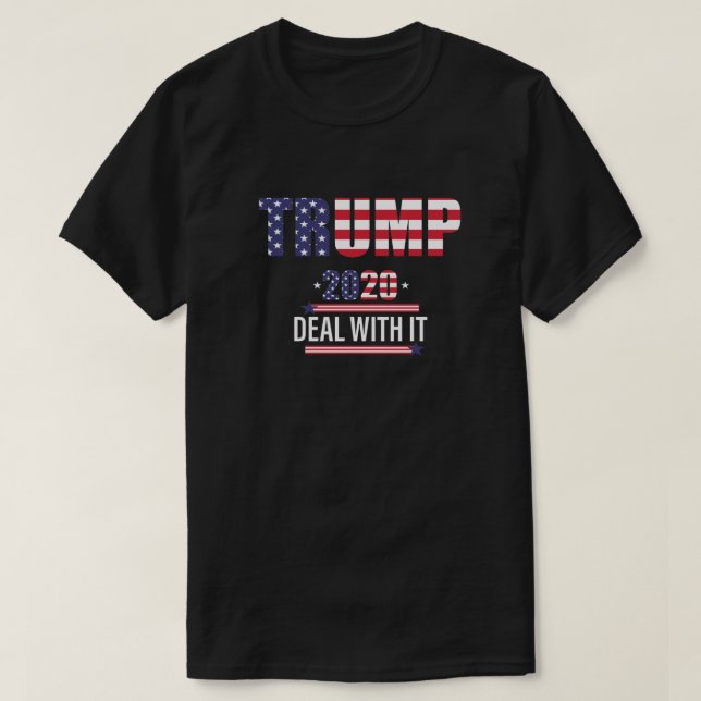 T-shirt Traiter avec Trump 2020 (Design devant)
