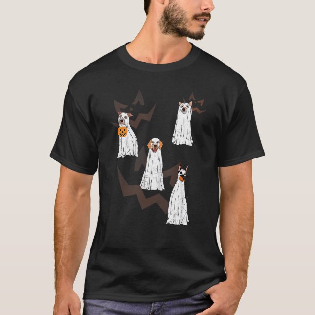 T-shirt Traiter Ou Traiter Le Pajamas Le Fantôme Jackolant (Devant)