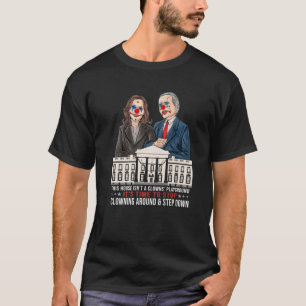 T-shirt Traiteur Drôle Joe Clown Biden Temps Pour Arrête